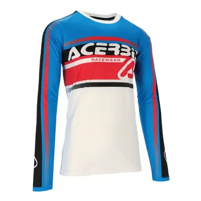 ACERBIS dres MX LINEAR LUGO bílá/modrá bílá/modrá