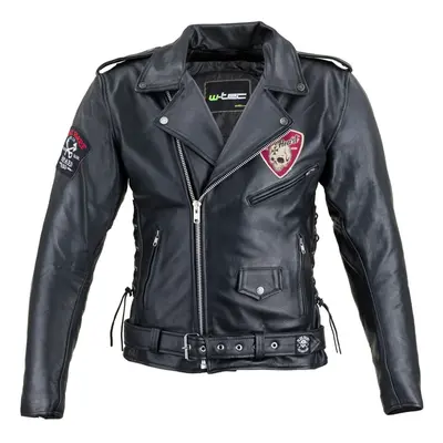 W-TEC Black Heart Perfectis Kožená moto bunda černá černá