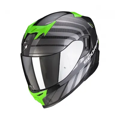 SCORPION EXO-520 AIR SHADE Moto přilba černá/zelená