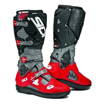 SiDi CROSSFIRE 3 SRS grey/red/black šedá/červená/černá