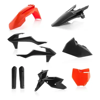 ACERBIS plastový full kit KTM SX/SXF/16-18 kromě SX250/16 černá/oranž černá/oranžová