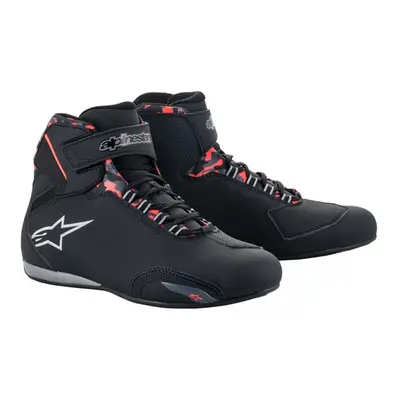 ALPINESTARS SEKTOR WATERPROOF, boty černo-červené černá/červená