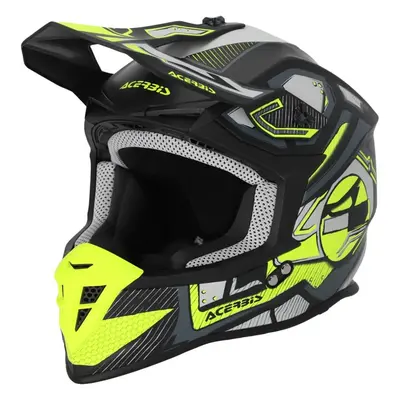 ACERBIS přilba Linear 2206 černá/fluo žlutá černá/žlutá