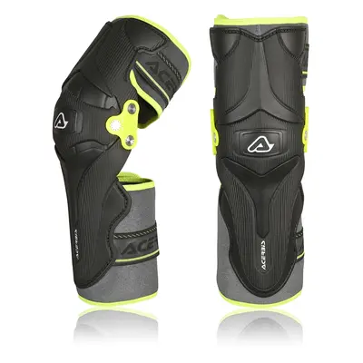 ACERBIS X-Strong motokrosové chrániče kolen černá/fluo žlutá černá/žlutá