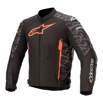 ALPINESTARS T-GP PLUS R V3 bunda černá/maskáčová/červená