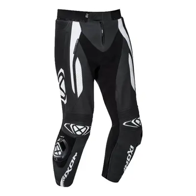 IXON Vortex Pant 2-1015 pánské kožené kalhoty černá/bílá