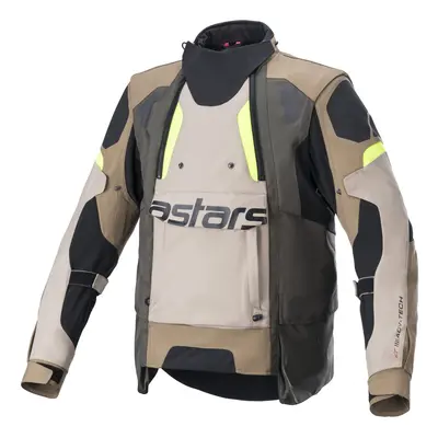 ALPINESTARS HALO DRYSTAR bunda béžová/šedá/žlutá