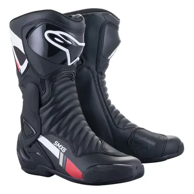 ALPINESTARS S-MX 6 boty (černá/bílá/šedá/červená) černá/bílá/červená