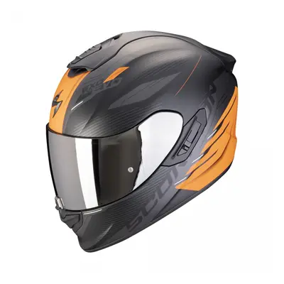 SCORPION EXO-1400 EVO II AIR LUMA moto přilba matná černo/oranžová černá/oranžová