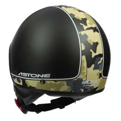 ASTONE MINIJET 66 CAMO moto přilba matná černá