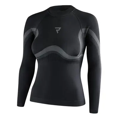 REBELHORN Active Lady Jersey dámské moto thermo triko černá/šedá