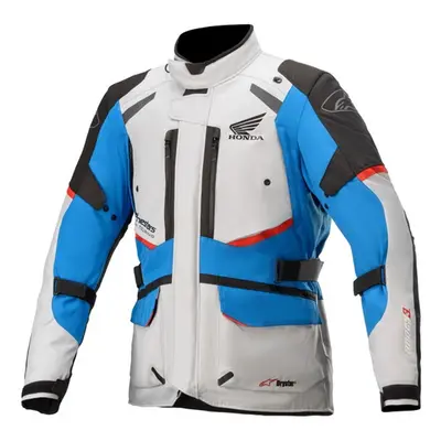 ALPINESTARS ANDES DRYSTAR HONDA kolekce, TECH-AIR 5 kompatibilní, bunda šedá/černá/modrá