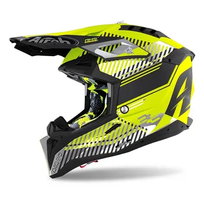 AIROH AVIATOR 3.0 WAVE AV3W31 - off-road helma žlutá