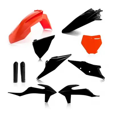 ACERBIS plastový full kit KTM SX/SXF/19 černá/oranžová černá/oranžová