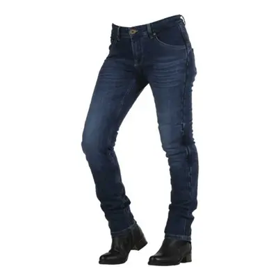 OVERLAP CITY LADY SMALT JEANS Dámské moto kalhoty modrá