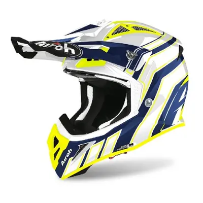 AIROH AVIATOR ACE ART AVAAR18 off-road moto helma modrá