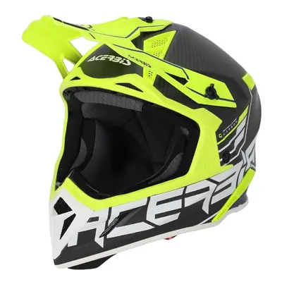 ACERBIS přilba STEEL CARBON 22-06 černá/fluo žlutá černá/žlutá