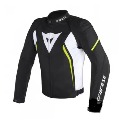 Dainese AVRO D2 textilní moto bunda černá/bílá/žlutá