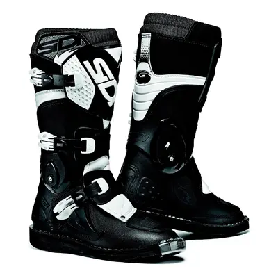 SIDI FLAME Dětské motocrossové boty černá/bílá