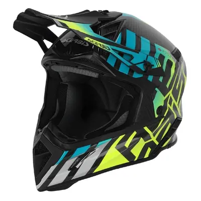 ACERBIS STEEL CARBON 22-06 přilba modrá/fluo žlutá modrá/žlutá