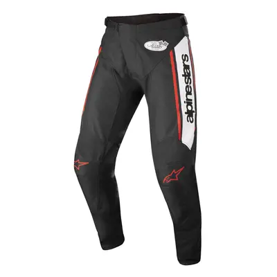 ALPINESTARS RACER FLAGSHIP kalhoty černá/bílá/červená