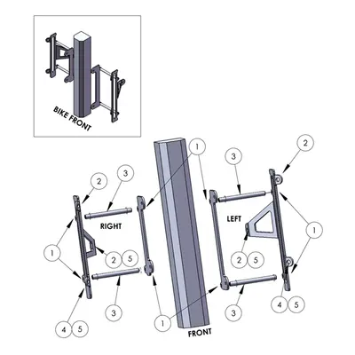 ZAP TECHNIX kryt chladiče KXF 450 19 uni