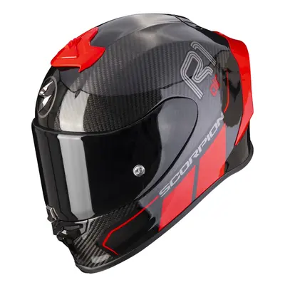 SCORPION EXO-R1 EVO CARBON AIR CORPUS II moto přilba červená červená