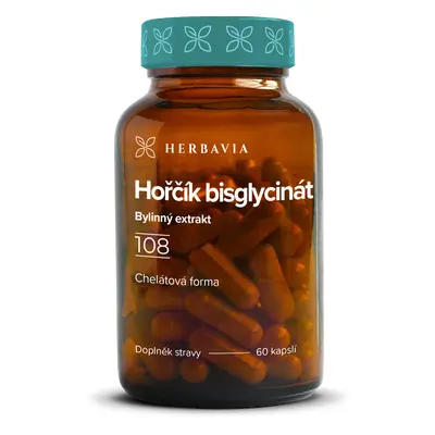 Hořčík bisglycinát - přírodní produkt - 60 kapslí / Herbavia.cz