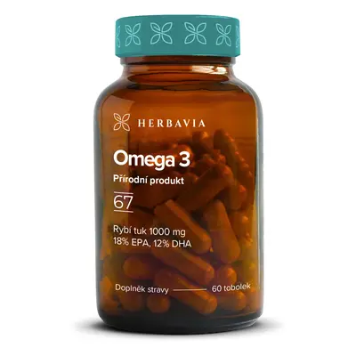 Omega 3 přírodní produkt - 60 tobolek / Herbavia.cz