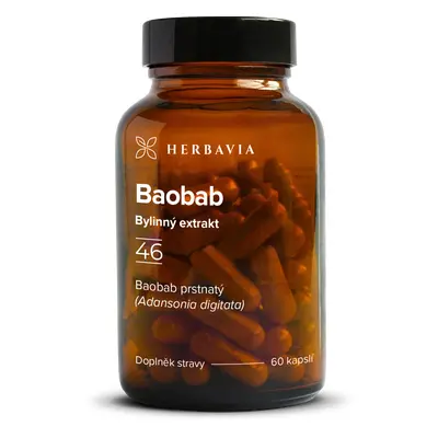 Baobab bylinný extrakt - 60 kapslí / Herbavia.cz