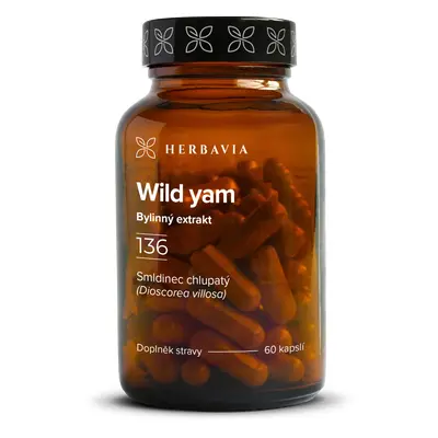 Smldinec chlupatý -Wild yam -bylinný extrakt - 60 kapslí / Herbavia.cz