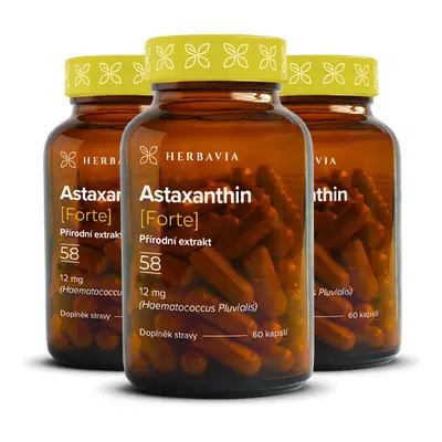 Astaxanthin FORTE přírodní produkt - 60 kapslí / Herbavia.cz