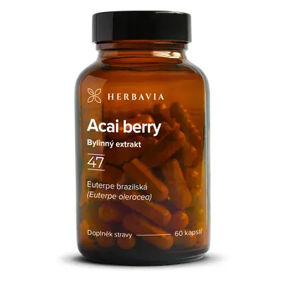 Acai berry bylinný extrakt 60 kapslí / Herbavia.cz