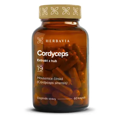 Cordyceps bylinný extrakt - 60 kapslí / Herbavia.cz