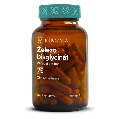 Železo bisglycinát -chelát- přírodní produkt - 60 kapslí / Herbavia.cz