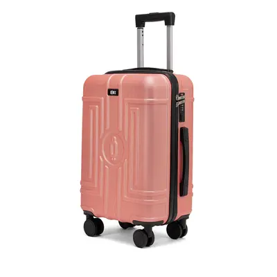 ROWEX příruční cestovní kufr ABS Casolver 55x38x23 cm Barva: Rosegold