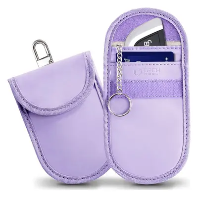 Faradayova klec TECH-PROTECT KLR100 POUCH KEYLESS RFID SIGNAL BLOCKER CASE LAVENDER