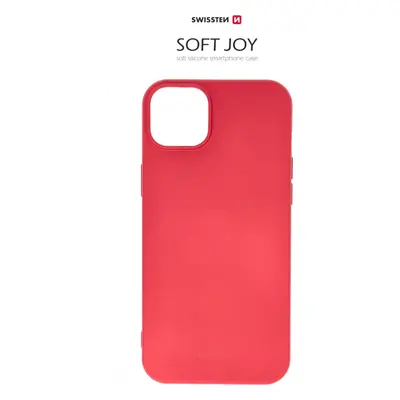 POUZDRO SWISSTEN SOFT JOY PRO APPLE IPHONE 15 PLUS ČERVENÉ