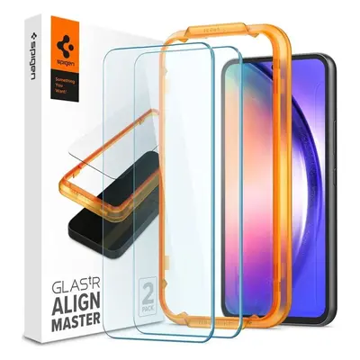 Spigen Glass tR AlignMaster Clear 2 Pack - Samsung Galaxy A54 5G