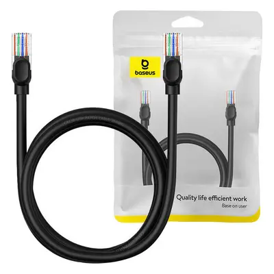 Síťový kabel Baseus Ethernet CAT5, 1,5 m (černý)