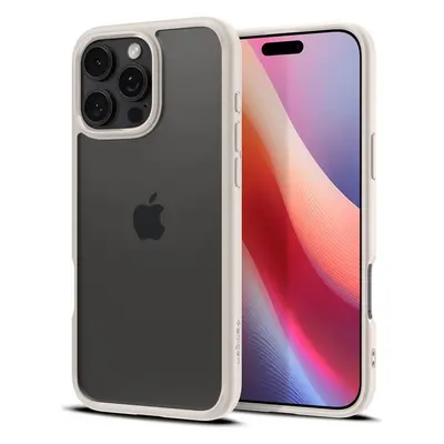 Spigen Ultra Hybrid, natural titanium - iPhone 16 Pro