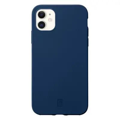 Ochranný silikonový kryt Cellularline Sensation pro Apple iPhone 12 mini, navy blue