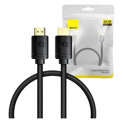 Kabel HDMI na HDMI Baseus High Definition 0,5 m, 8K (černý)