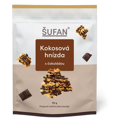 Kokosová hnízda s čokoládou - Šufan - 170g