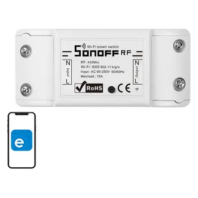 Chytrý spínač WiFi + RF 433 Sonoff RF R2 (NOVINKA)