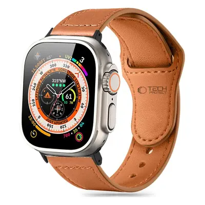 TECH-PROTECT ŘEMÍNEK NATURALFIT APPLE WATCH 4 / 5 / 6 / 7 / 8 / 9 / SE / ULTRA 1 / 2 (42 / 44 / 