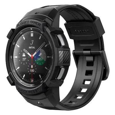 Spigen Rugged Armor Pro, black - Samsung Galaxy Watch 4 Classic (46mm)