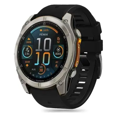 TECH-PROTECT SILICONE LINE GARMIN FENIX 5X / 5X PLUS / 6X / 6X PRO / 7X / 8 (51 MM) BLACK