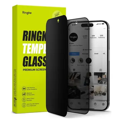 Tvrzené sklo RINGKE TEMPERED GLASS IPHONE 15 PRO MAX PRIVACY