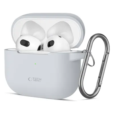 TECH-PROTECT SILICONE HOOK APPLE AIRPODS 3 CRAYON GREY